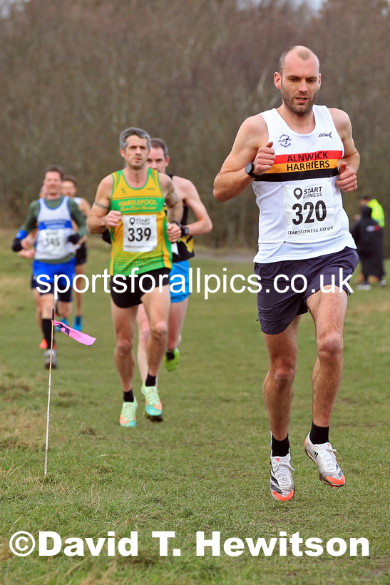 Mens 35 to 60 2022 NEMAA Open Cross Country Champs., Wallsend, Tyne and Wear. Photo: David T. Hewitson/Sports for All Pics